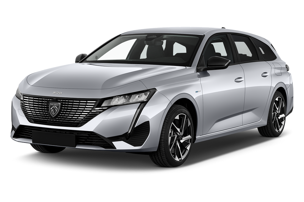 Peugeot 308 Plug-in Hybrid SW (Baujahr 2023) Allure Plug-in Hybrid 5 Türen seitlich vorne