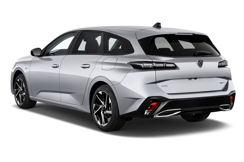 Peugeot 308 Plug-in Hybrid SW (Baujahr 2023) Allure Plug-in Hybrid 5 Türen seitlich hinten
