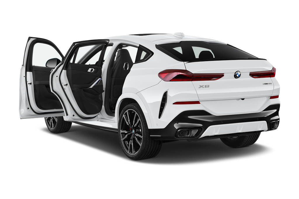 BMW X6 (Baujahr 2024) xDrive40i M Sport 5 Türen Tür geöffnet
