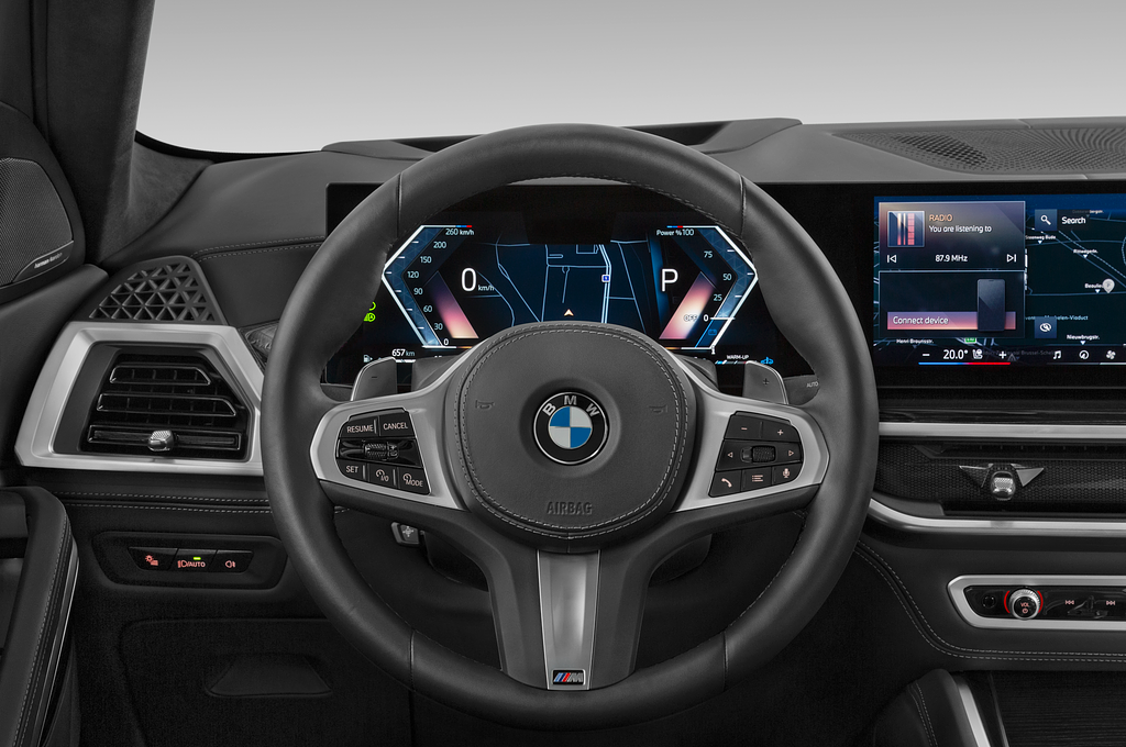 BMW X6 (Baujahr 2024) xDrive40i M Sport 5 Türen Lenkrad