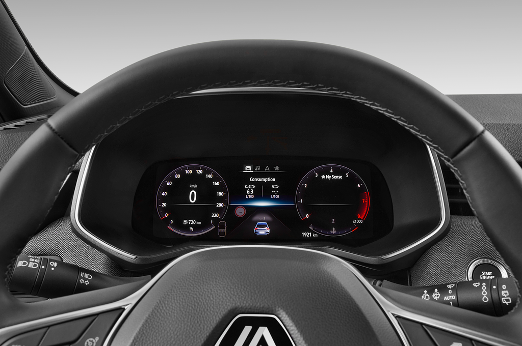Renault Clio (Baujahr 2024) Techno 5 Türen Tacho und Fahrerinstrumente