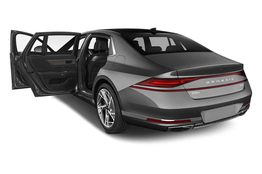 Genesis G90 (Baujahr 2023) Base 5 Türen Tür geöffnet