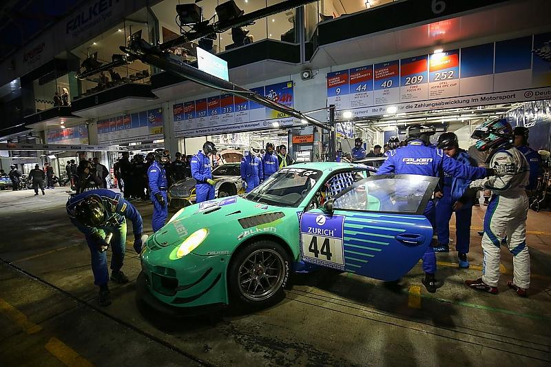 Der Falken-Porsche kam auf den dritten Rang
