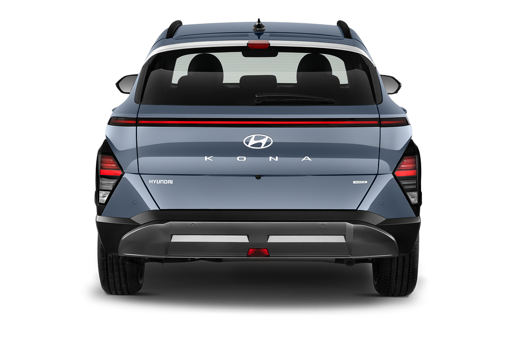 Hyundai Kona Hybrid (Baujahr 2024) Prime 5 Türen Heckansicht