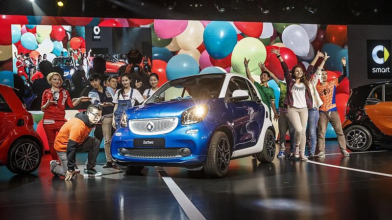 Asienpremiere Smart Fortwo am Vorabend der Auto China