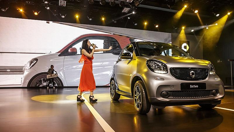 Asienpremiere Smart Fortwo Shanghai