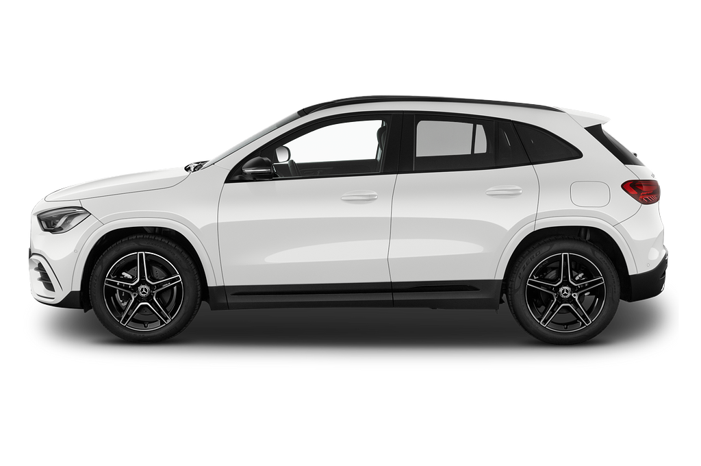 Mercedes GLA (Baujahr 2024) 200d AMG LIne 5 Türen Seitenansicht