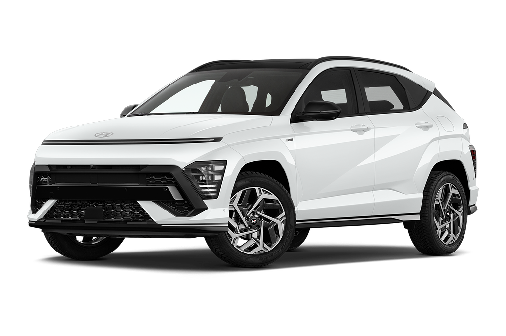 Hyundai Kona (Baujahr 2024) N-Line 5 Türen seitlich vorne mit Felge