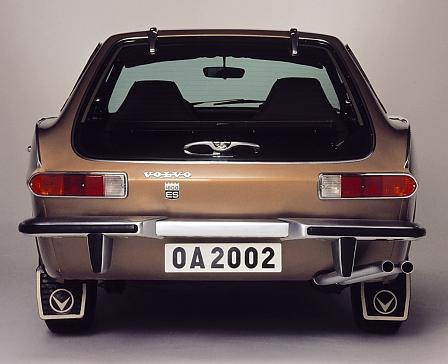 Die große Heckklappe des Volvo P1800 ES ist natürlich auch praktisch.