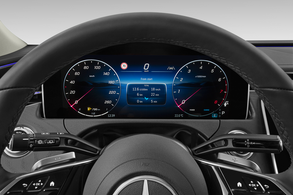 Mercedes E-Class (Baujahr 2024) Exclusive 5 Türen Tacho und Fahrerinstrumente