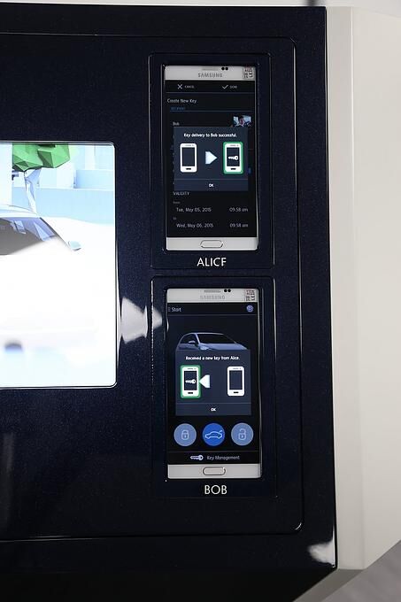 Smartphone Öffnung - der Schlüssel kann zu Hause bleiben