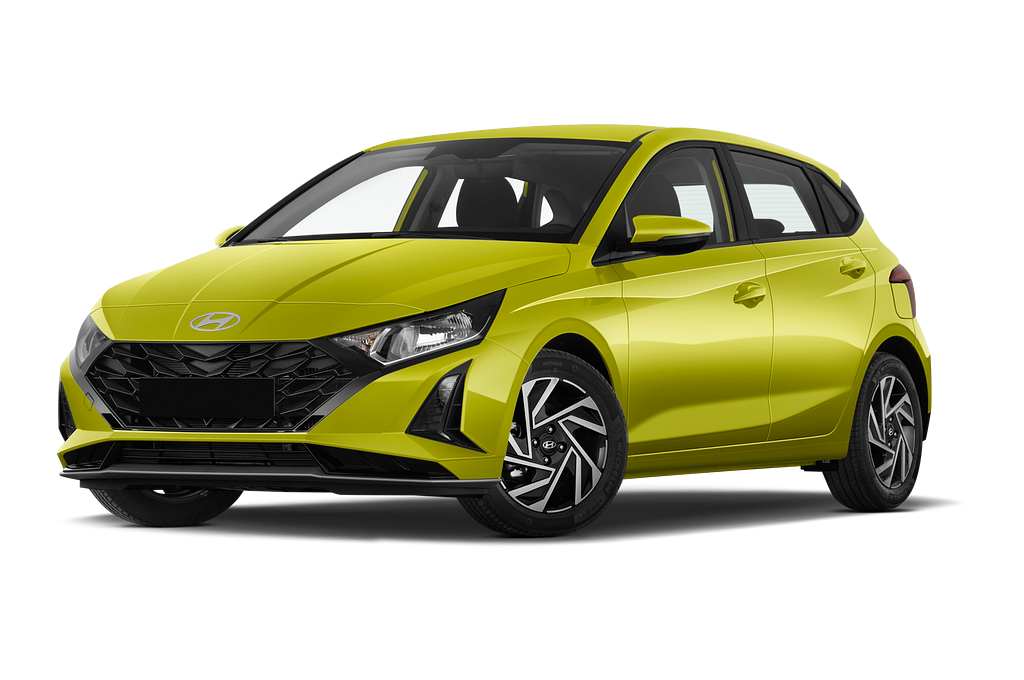 Hyundai i20 (Baujahr 2024) Select 5 Türen seitlich vorne mit Felge