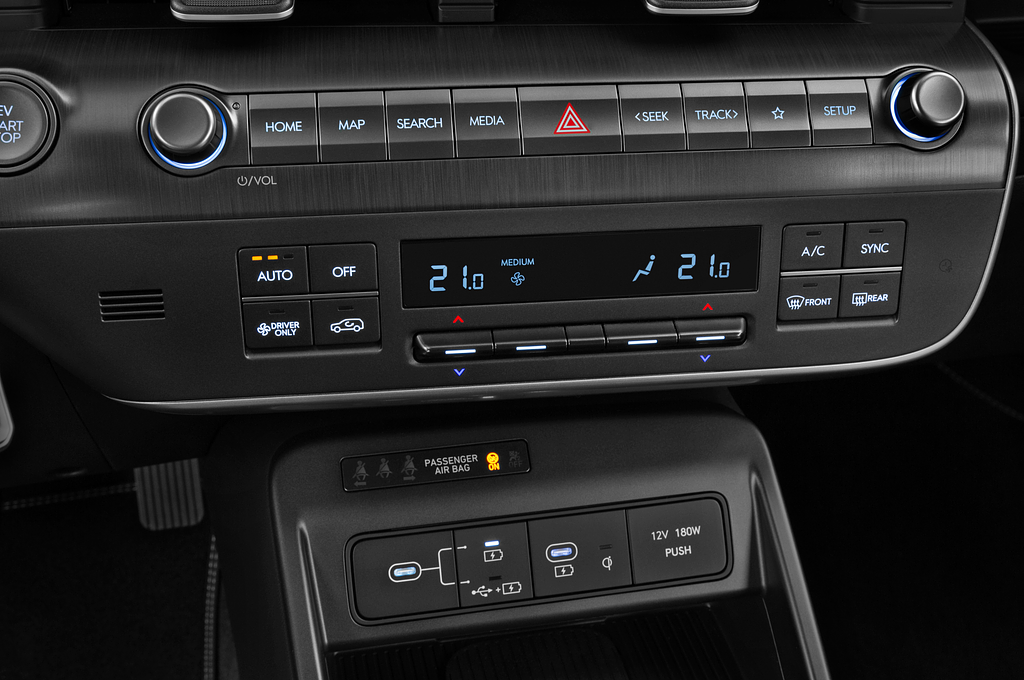 Hyundai Kona Electro (Baujahr 2024) Base 5 Türen Temperatur und Klimaanlage