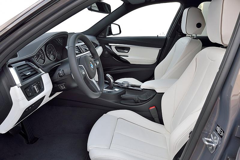 Der Innenraum des überarbeiteten BMW 3ers