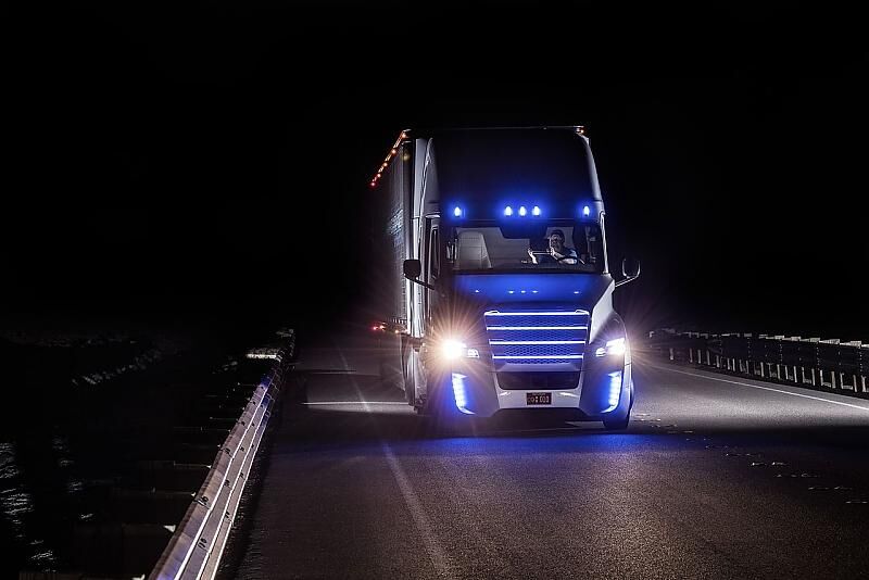 Die Präsentation des Freightliner Inspiration Truck war eindrucksvoll