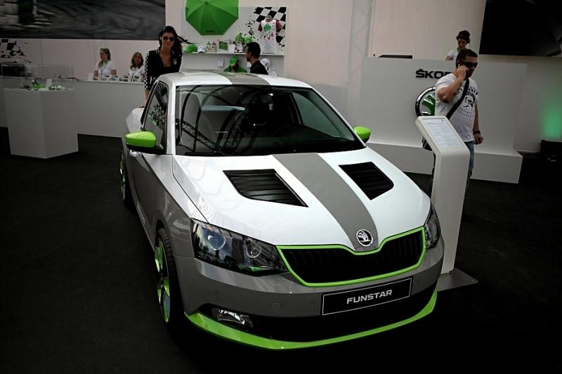 Den FUNstar, den Skoda 2015 mit zum GTI-Treffen an den Wörthersee mitgbracht hat, wurde von Azubis gebaut