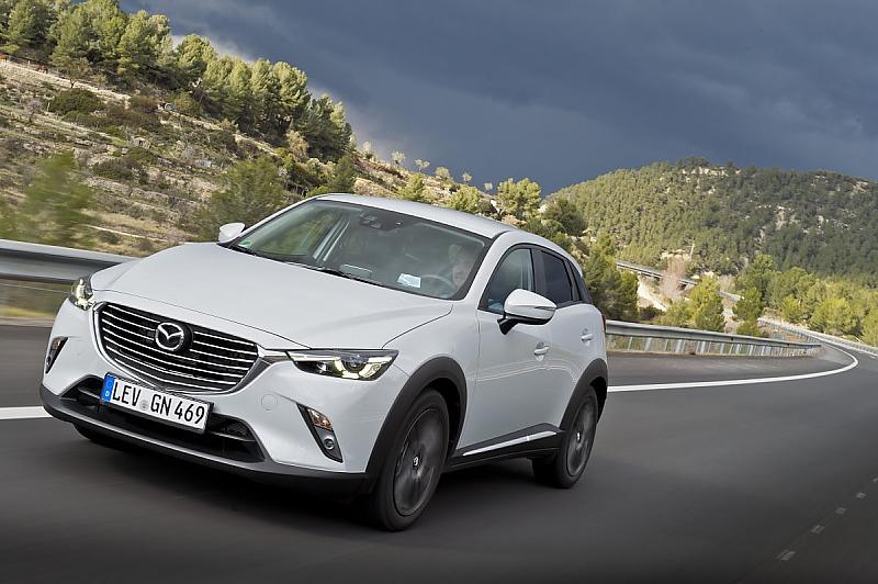 Mazda CX-3 mit ausgewogenem Fahrverhalten