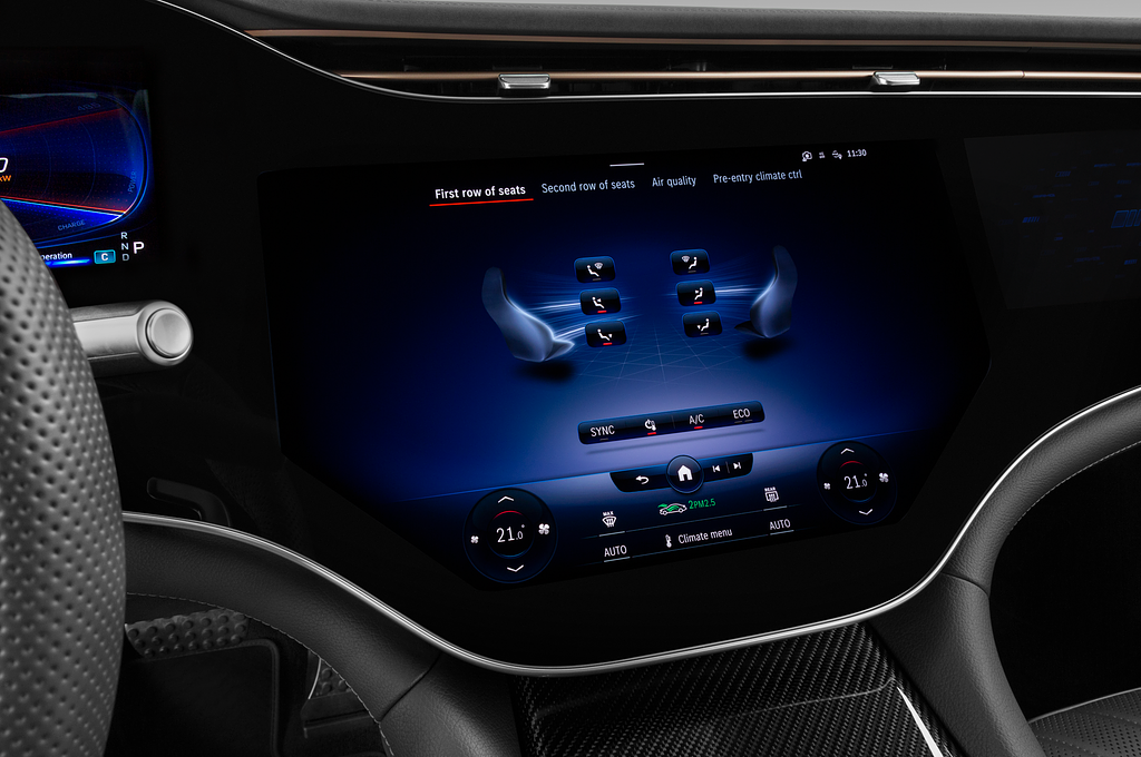 Mercedes EQS (Baujahr 2023) AMG 53 5 Türen Temperatur und Klimaanlage