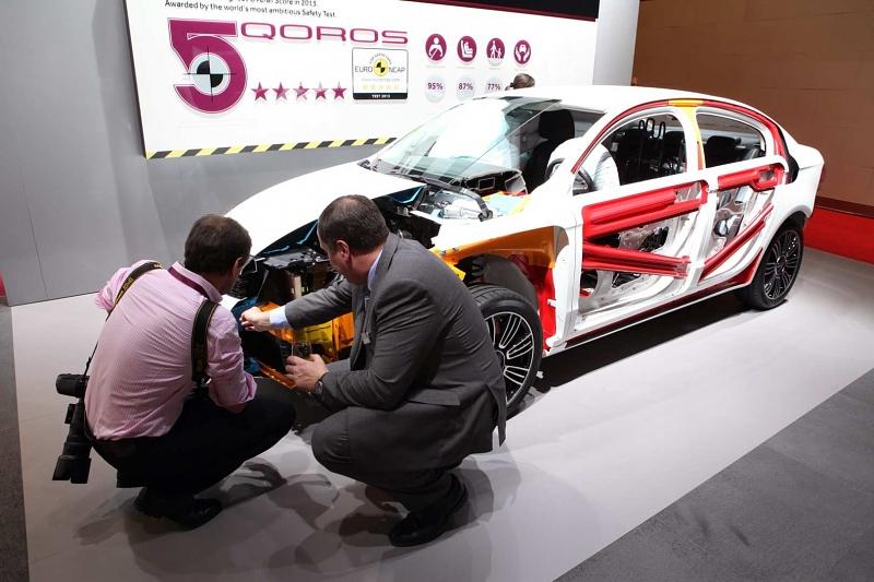 Der Qoros 3 hat fünf Sterne im EuroNCAP-Test erhalten