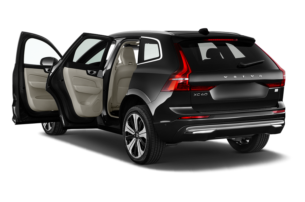 Volvo XC60 Recharge (Baujahr 2023) Plus Bright 5 Türen Tür geöffnet