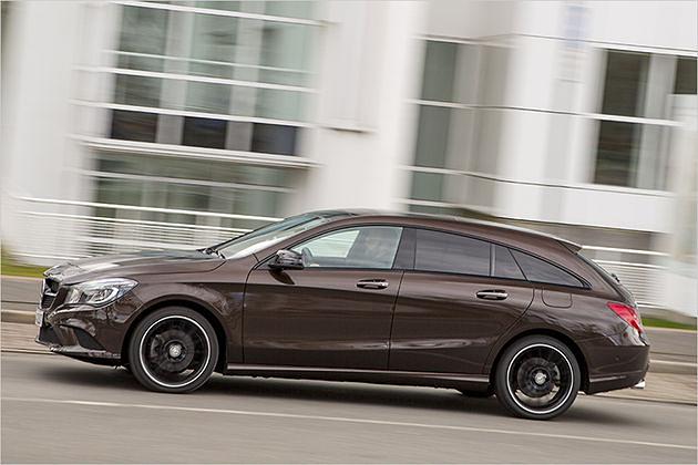 Mit 4,63 Meter ist der Shooting Brake exakt so lang wie der normale CLA