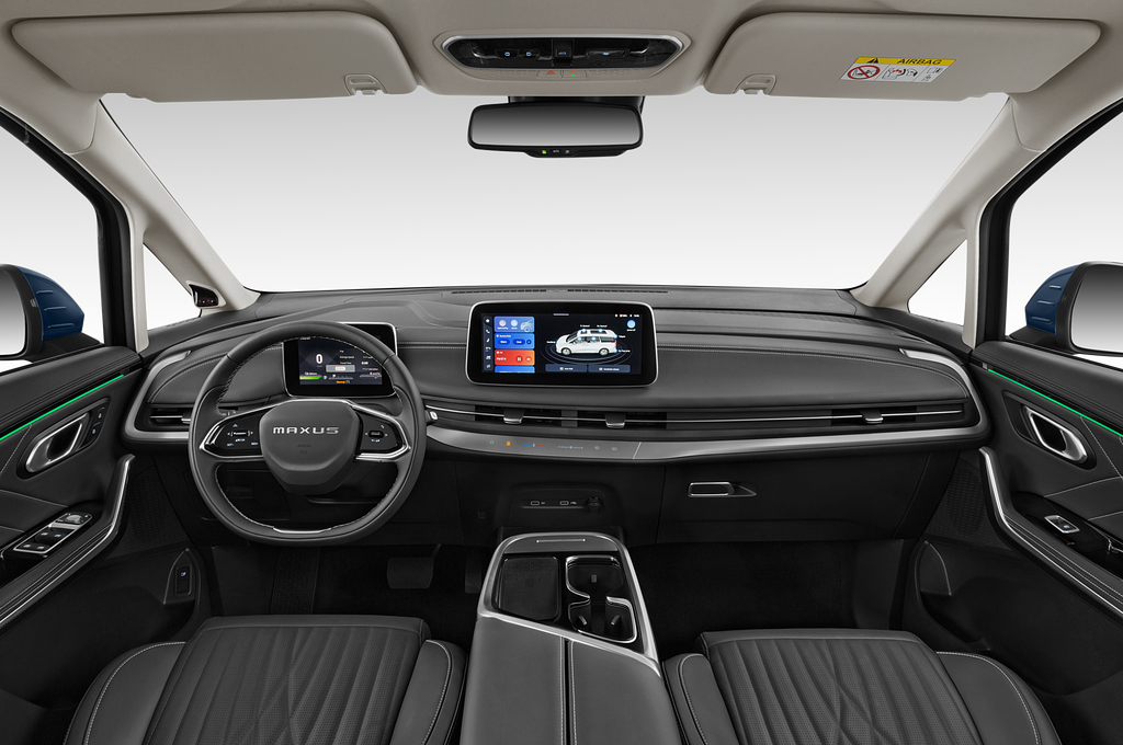 Maxus Mifa 9 (Baujahr 2023) EV Elite 5 Türen Cockpit und Innenraum