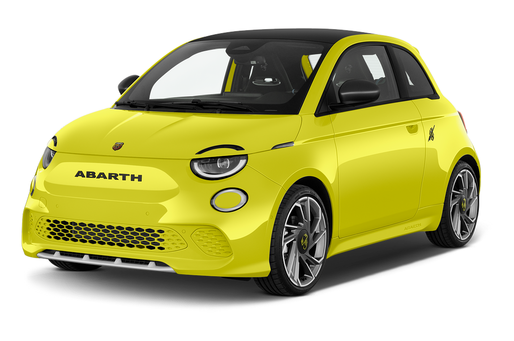 Abarth 500e (Baujahr 2023) Turismo 3 Türen seitlich vorne