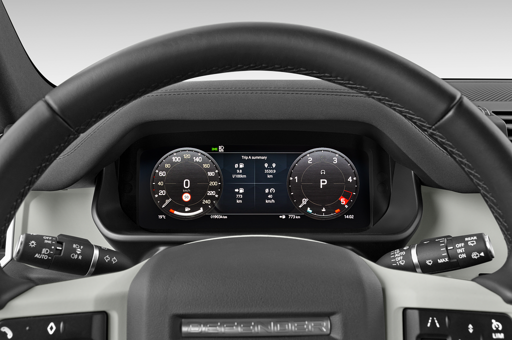 Land Rover Defender 130 (Baujahr 2023) X Dynamic SE 5 Türen Tacho und Fahrerinstrumente