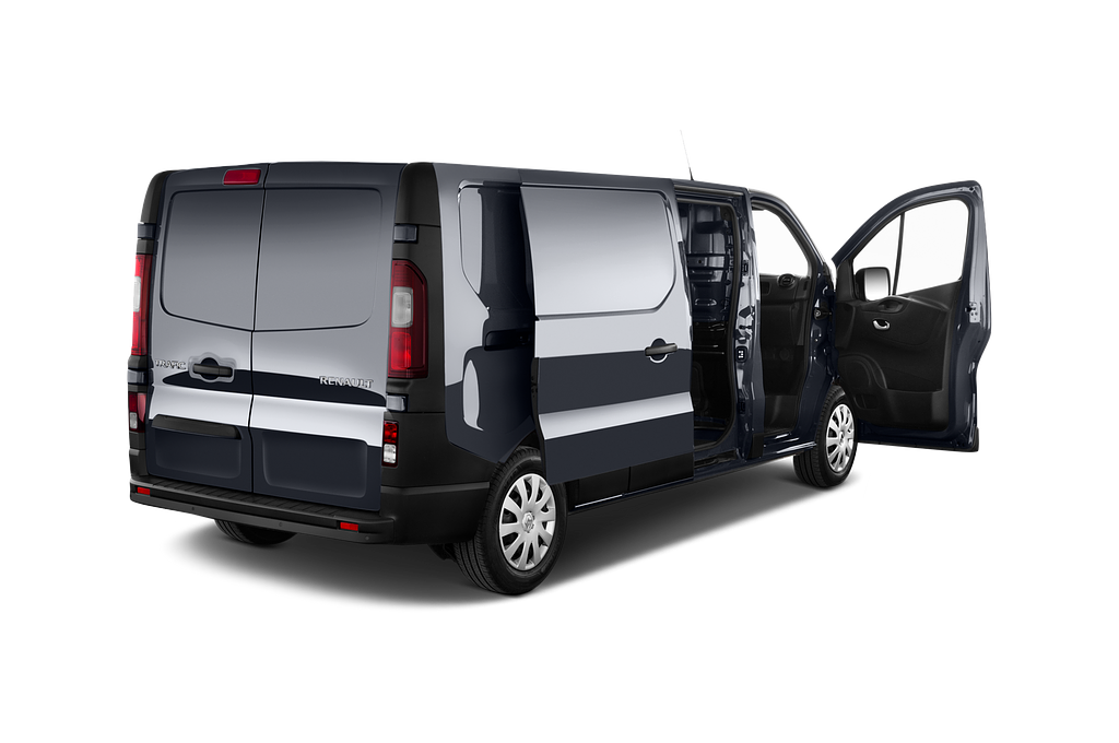 Renault Trafic (Baujahr 2023) Komfort 4 Türen Tür geöffnet