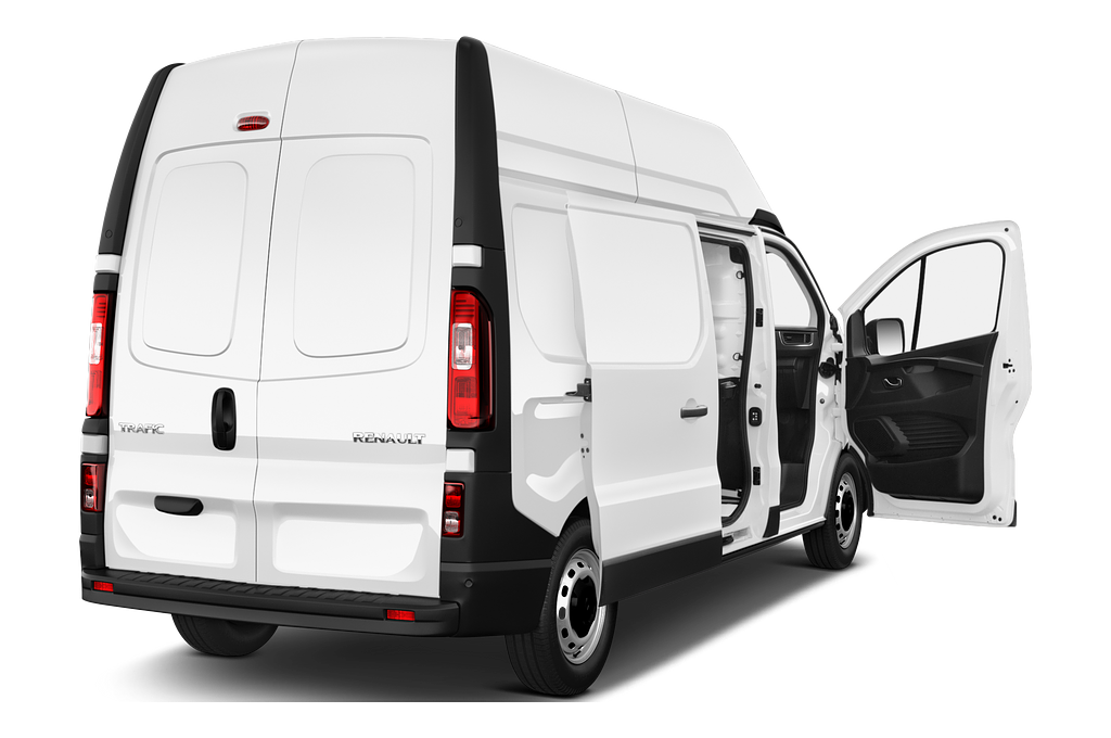 Renault Trafic (Baujahr 2023) Komfort 4 Türen Tür geöffnet