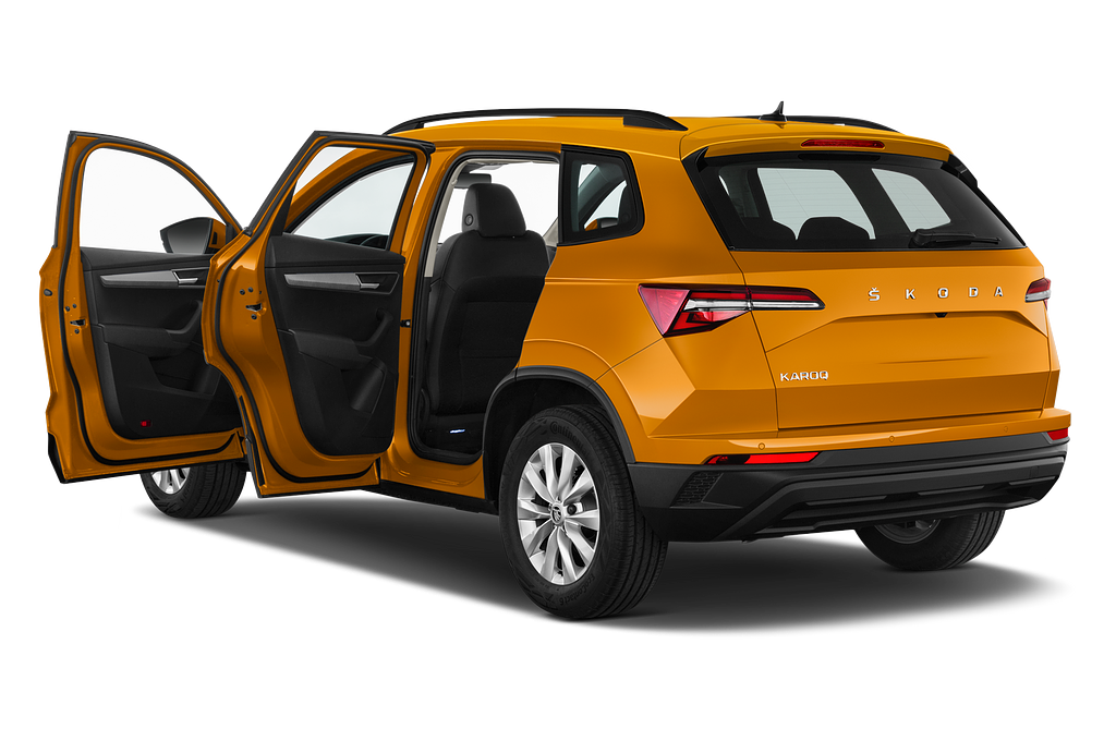 Skoda Karoq (Baujahr 2023) Selection 5 Türen Tür geöffnet
