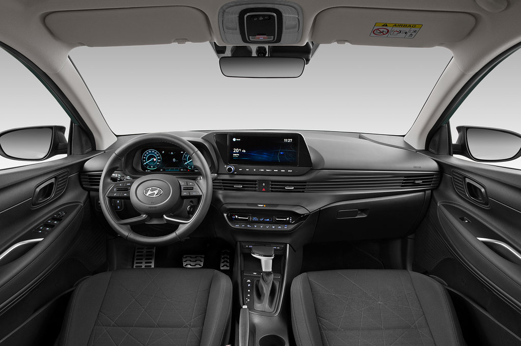 Hyundai Bayon (Baujahr 2023) Trend 5 Türen Cockpit und Innenraum