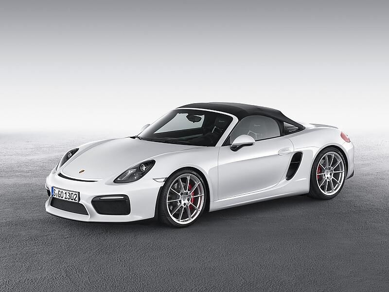 Porsche Boxster Spyder - schafft 290 km/h Spitze