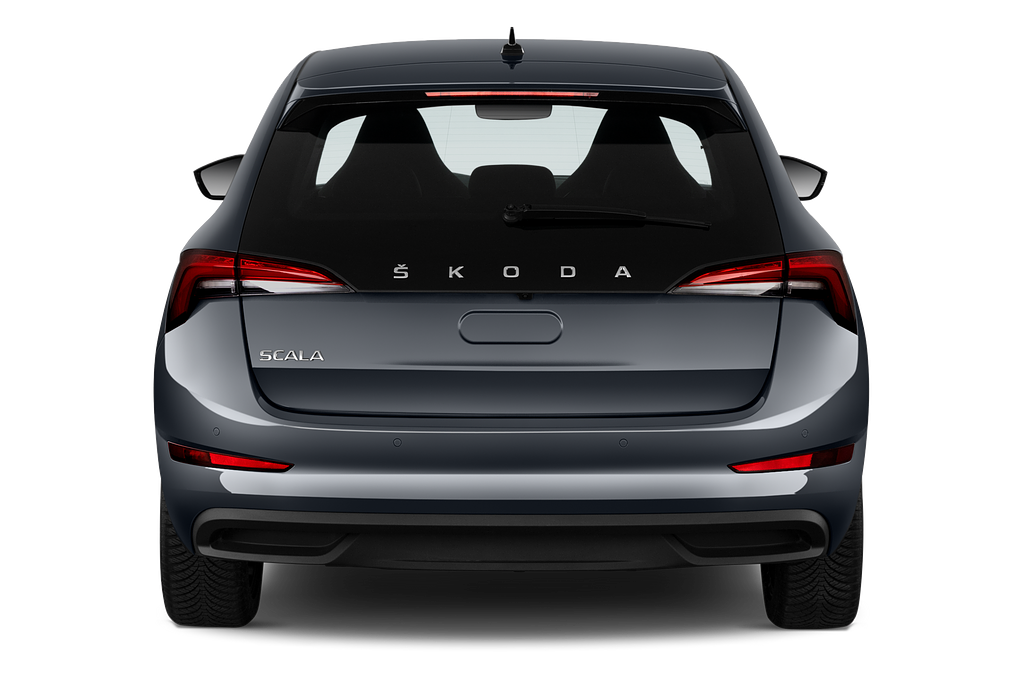Skoda Scala (Baujahr 2023) Selection 5 Türen Heckansicht