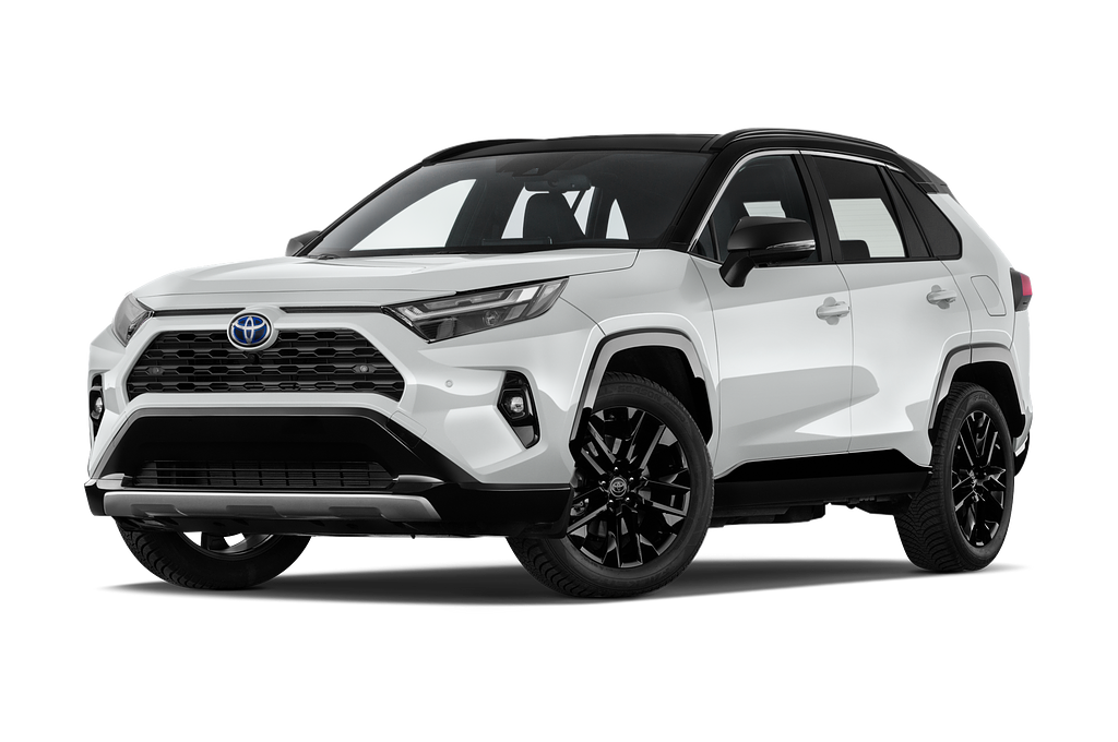 Toyota RAV4 Hybride (Baujahr 2023) Style Selection 5 Türen seitlich vorne mit Felge