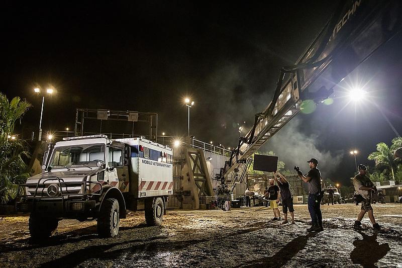 Und Action! Gleich legt der Unimog los!