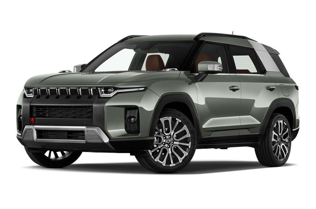 Ssangyong Torres (Baujahr 2023) Forest Edition 5 Türen seitlich vorne mit Felge