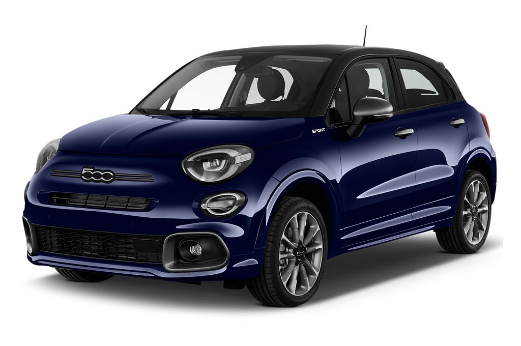 FIAT 500X Hybrid (Baujahr 2023) Sport 5 Türen seitlich vorne