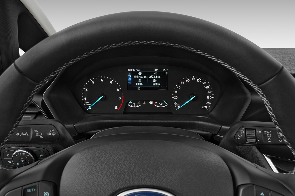 Ford Fiesta (Baujahr 2023) Titanium 5 Türen Tacho und Fahrerinstrumente