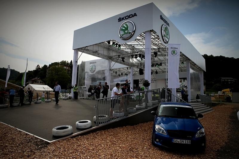 Der Skoda-Stand beim GTI-Treffen 2015 am Wörthersee