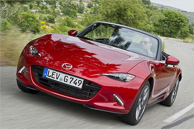 Mit völlig neuem Design rollt die vierte Generation des Mazda MX-5 an den Start