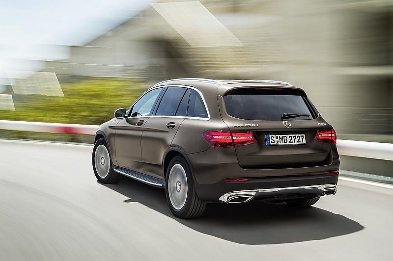 Mercedes GLC - das Heck erinnert an das C-Klasse T-Modell