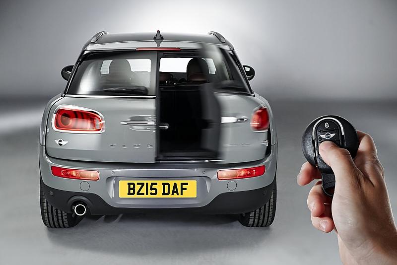 Mini Clubman 2015 - die Hecktüren öffnen elektrisch