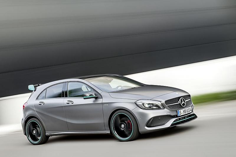 Die Mercedes A-Klasse Motorsport Edition ist natürlich silber lackiert