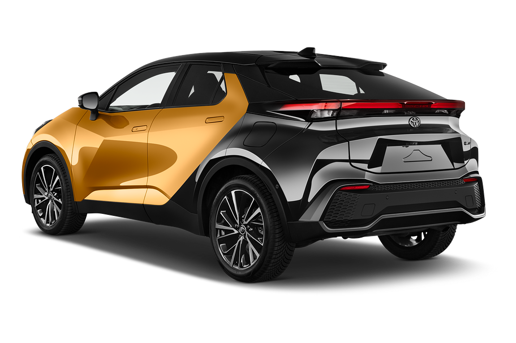 Toyota C-HR Hybrid (Baujahr 2024) Lounge Premiere 5 Türen seitlich hinten