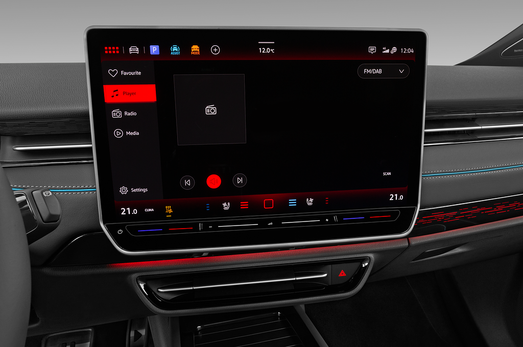 Volkswagen ID.7 (Baujahr 2024) Pro 5 Türen Radio und Infotainmentsystem