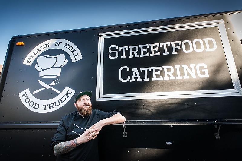 Ist in Essen in puncto Essen eine große Nummer: Joschka Glod und sein Foodtruck Snack-n-Roll.