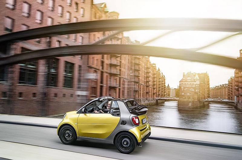 Das Smart Fortwo Cabrio ist ab Februar 2016 zu haben