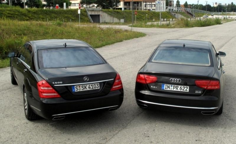 Mercedes S 600 L - Audi A8 L 6.3 W12