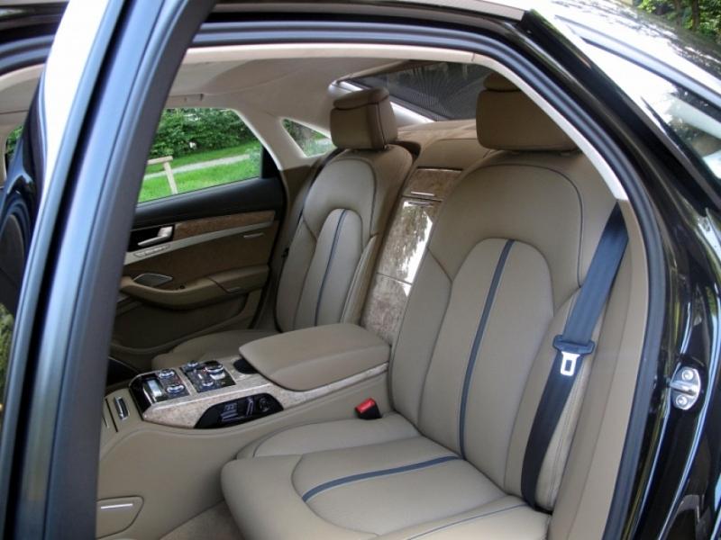 Der Fond des Audi A8 L